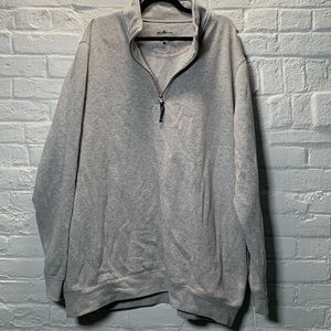 Grey men’s work or casual sweater.
